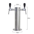Torre Chopp Inox Plus Com 2 Torneiras Belgas
