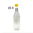 25 garrata pet 500ml com tampa amarela