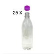 25 garrafa pet 500 ml tampa lilás