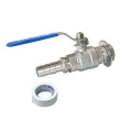 Kit de Válvula Inox 1/2" para Caldeirão