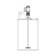 Tanque Mistura de Detergentes 300 Lts PE Branco com Agitador Cowles e Inversor