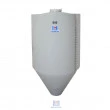 Fermentador Cônico PP na cor Bege - capacidade de 500 Litros Parede Dupla com Isolamento Térmico