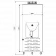 Fermentador Cônico PP Auto Refrigerado 50 Litros