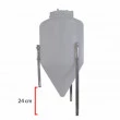 Fermentador Cônico Roto Plus 25 Litros Branco Completo + Pé Geladeira