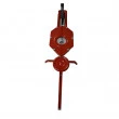 Arrolhador Manual de Ferro para Vinho - Vermelho