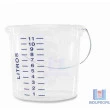 Balde Graduado PP 12 Litros Transparente