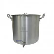 Caldeirão Cervejeiro Alumínio Reforçado n.36 com Válvula Inox - 32,5 lts