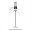 Tanque Misturador com Agitador Cowles e Inversor em Inox 160 Litros