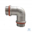 Cotovelo Com Flange Inox 304 Bsp 3/4 Com Orings