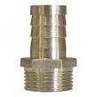 Espigão Latão Macho Aumento de 1/4" x 3/8"