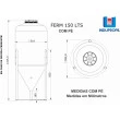 Fermentador Cônico Roto Plus 150 Litros Branco