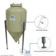 Fermentador Cônico Roto Plus 75 Lts Black Edition