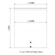 Fermentador de Uva PP Fundo Cônico Branco com capacidade de 1.000 Litros