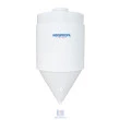 Fermentador Cônico PP com parede dupla - Branco -  capacidade de 25 Litros