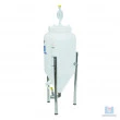 Fermentador Cônico Roto Plus 25 Litros Branco Completo + Pé Geladeira