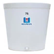 Fermentador de Uva PP Tronco Cônico Branco 75 Litros