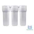 Kit 3 Filtros para Água Tira Cloro - Branco 9"