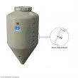 Fermentador Cônico Rotomoldado Bege 150 Litros