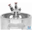 Tampa Para Growler (Barril) Em Inox com Terminais Ball Lock