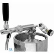 Tampa Growler Em Inox C/ Torneira Italiana E Reguladora CO2