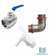 Kit Acessórios com Válvula Inox 3/4" Fermentador Kombucha