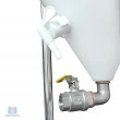 Fermentador Cônico Roto Plus 25 Litros Branco Completo + Pé Geladeira