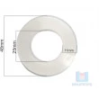 Arruela Silicone Incolor Chata 48mm