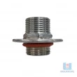 Niple Inox Flange com Orings Rosca BSP 3/4