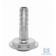 Niple Reto Latão 1/4 Cromado Para Chopp - para porcas 5/8"