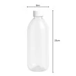 Pacote 110 Garrafas Pet 1 Litro Cristal C/ Tampa
