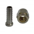 Rosca com Espigão de Inox 1/4" 