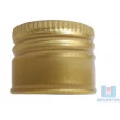 Tampinha Alumínio para Garrafa de Vinho Rosca 29mm - Ouro