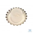 Tampa Champagne 29mm dourada com Bidule Medusa Integrado Dourada