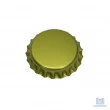 Tampinha ou rolha metálica dourada 26mm para garrafas de cerveja