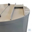 Tanque Cônico Biorreator On-Farm Mistura ou Propagações 1.000Lts c/ suporte para Motor
