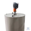 Tanque 500 Lts PP Bege Cônico com Agitador
