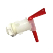 Torneira PP Bico Vermelho 3/4" com Porca – 28E