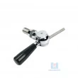 Torneira Tipo Belga Para Chope C/ Controle De Fluxo 5/8"x35mm Cromada